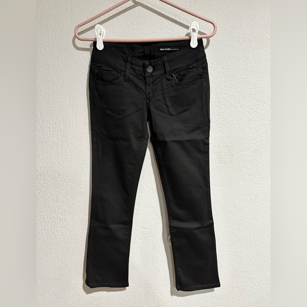Black Orchid Black Skinny Leg NWT